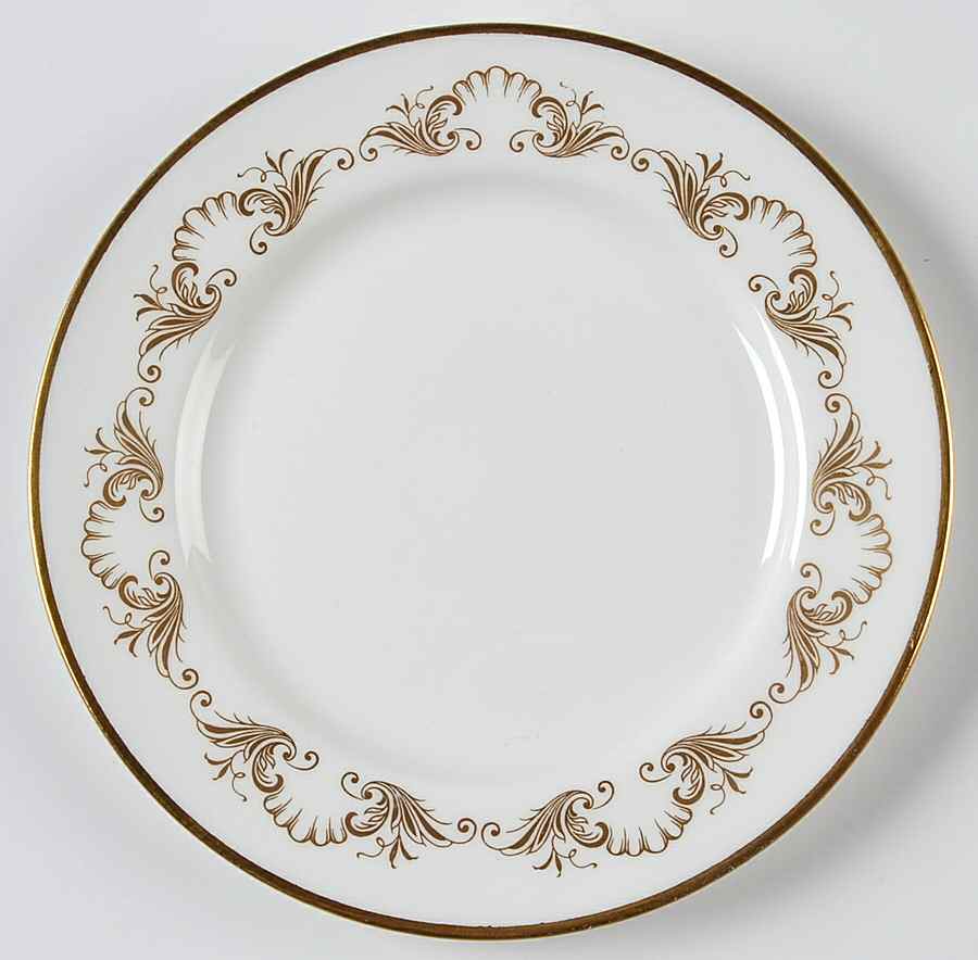 Louis XV (Smooth) Bread & Butter Plate by John  Aynsley & Sons-1