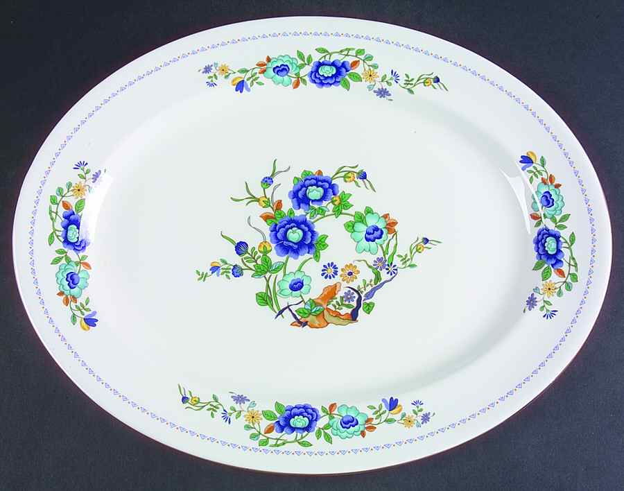 Marlina 15" Oval Serving Platter by John  Aynsley & Sons-1