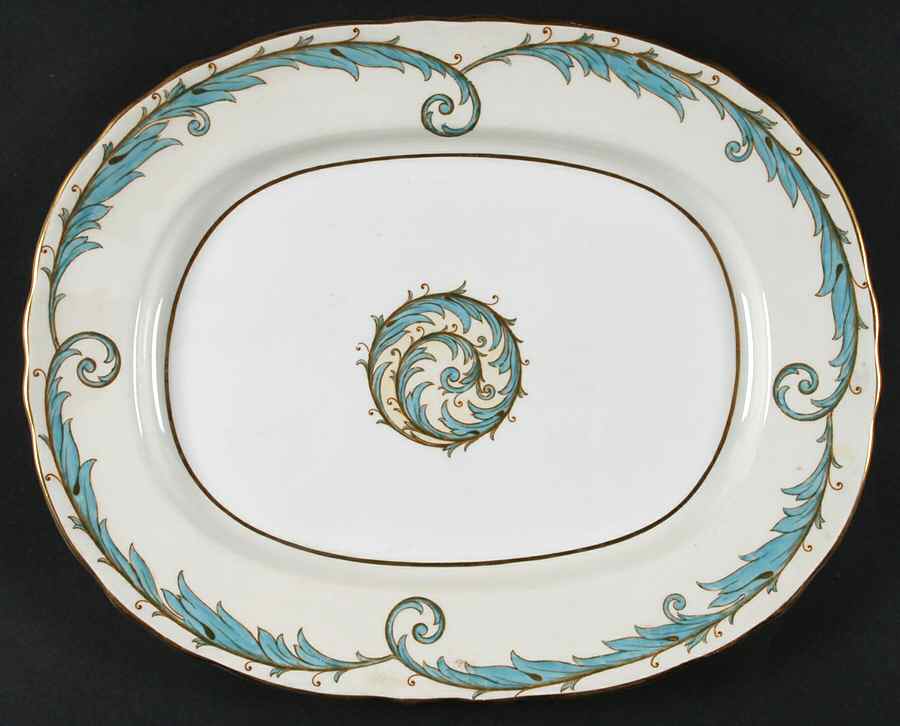 Marina 13" Oval Serving Platter by John  Aynsley & Sons-1