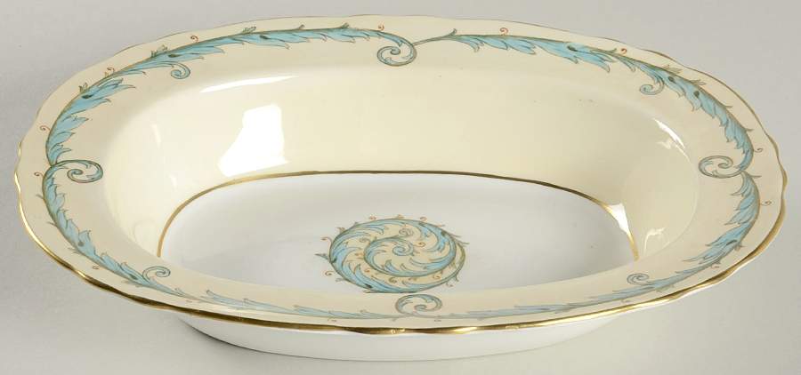Marina 10" Oval Vegetable Bowl by John  Aynsley & Sons-1