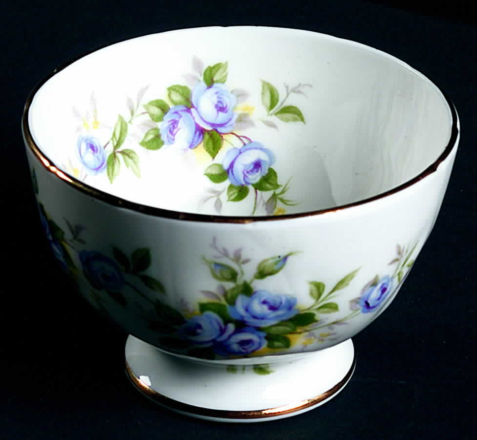 Marine Rose Mini Open Sugar Bowl by John  Aynsley & Sons-1