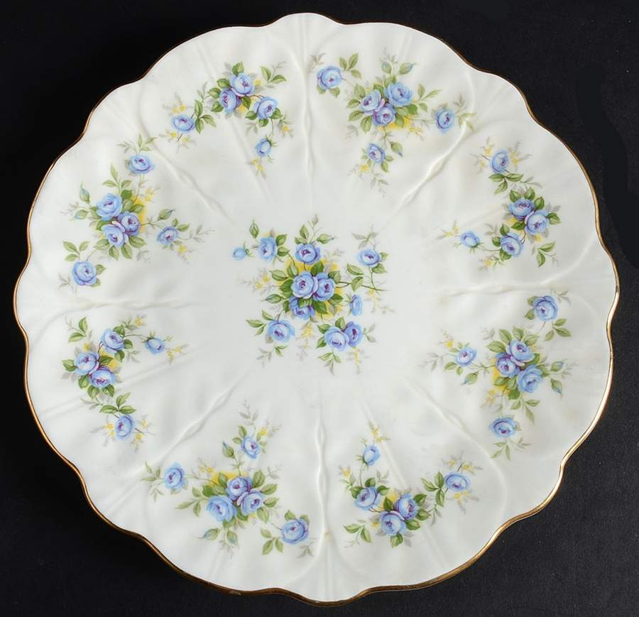 Marine Rose Luncheon Plate by John  Aynsley & Sons-1