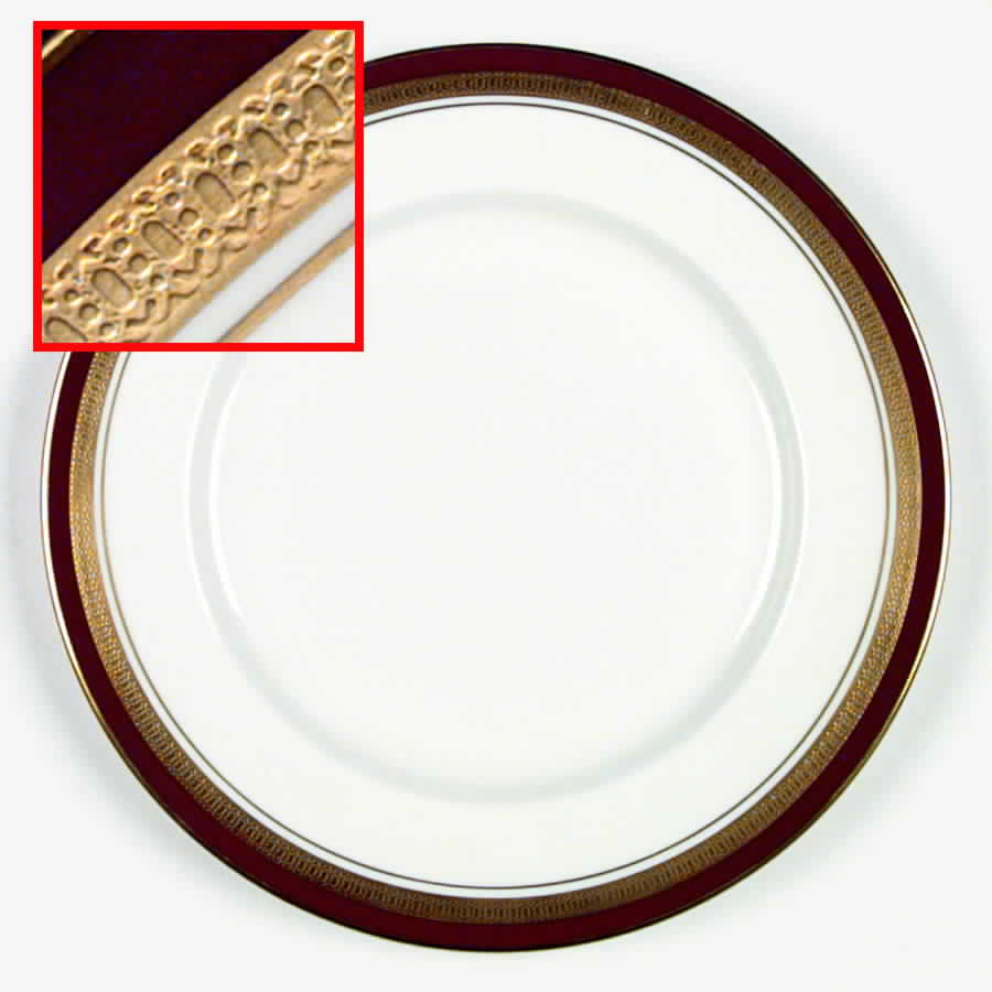 Marone Royale Dinner Plate by John  Aynsley & Sons-1
