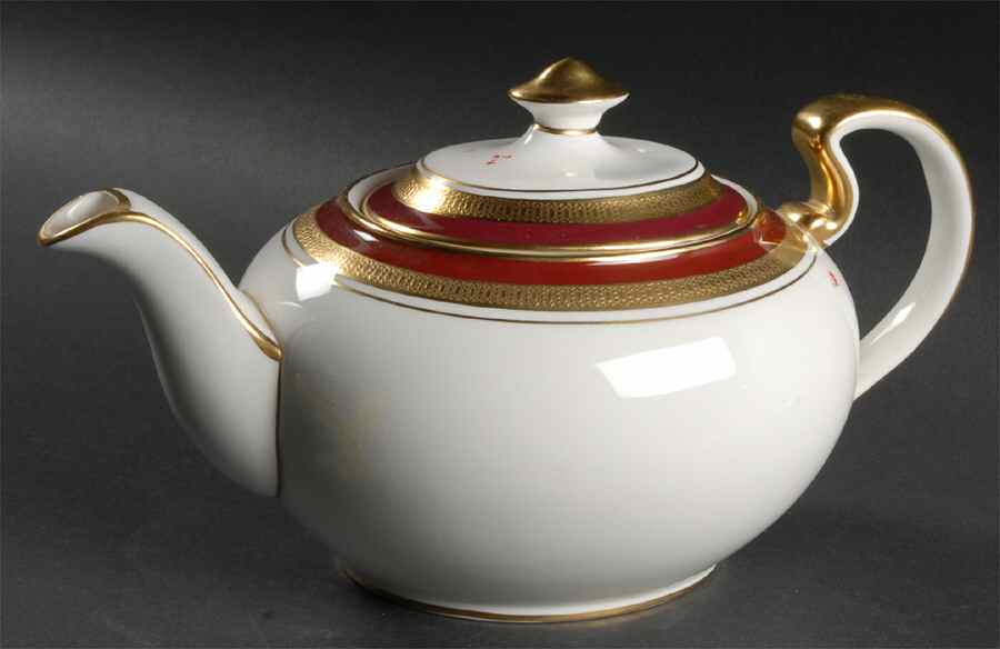 Marone Royale Teapot & Lid by John  Aynsley & Sons-1