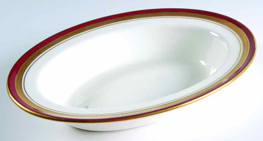 Marone Royale 10" Oval Vegetable Bowl by John  Aynsley & Sons-1