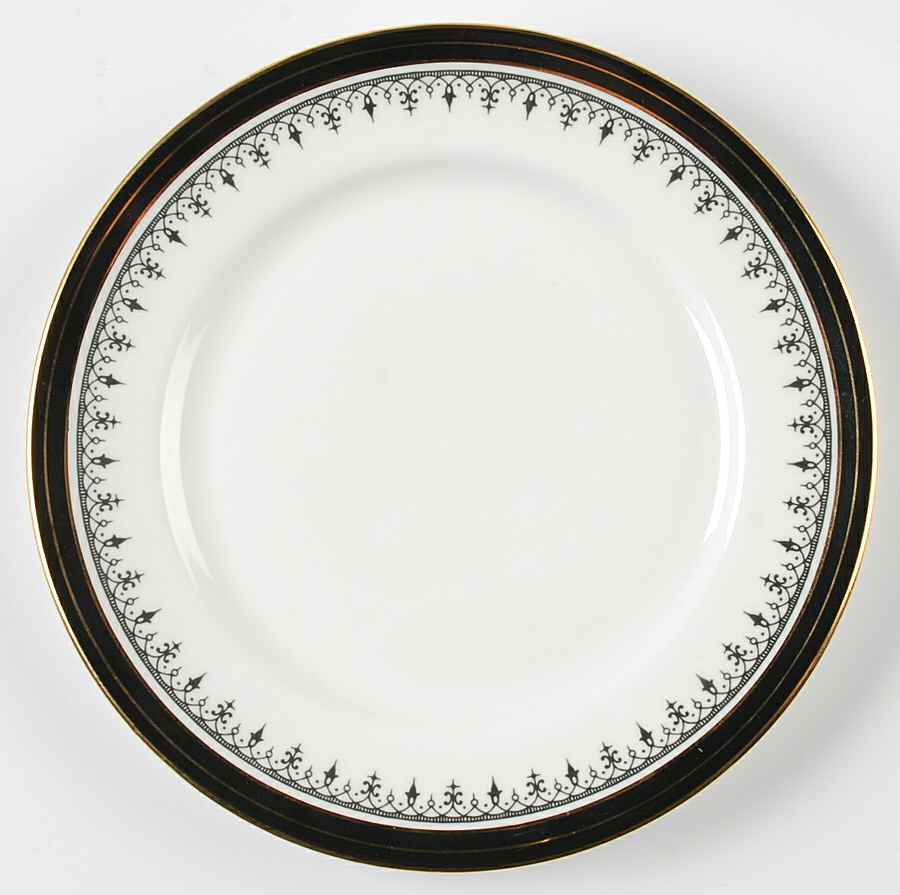 Midnight Salad Plate by John  Aynsley & Sons-1