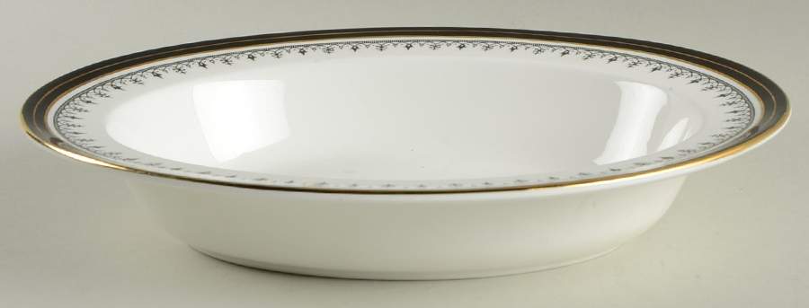 Midnight 10" Oval Vegetable Bowl by John  Aynsley & Sons-1