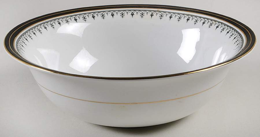 Midnight 9" Round Vegetable Bowl by John  Aynsley & Sons-1