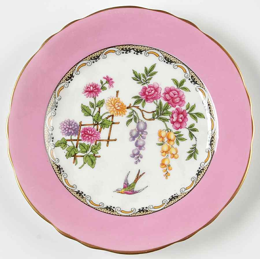 Mikado Bread & Butter Plate by John  Aynsley & Sons-1