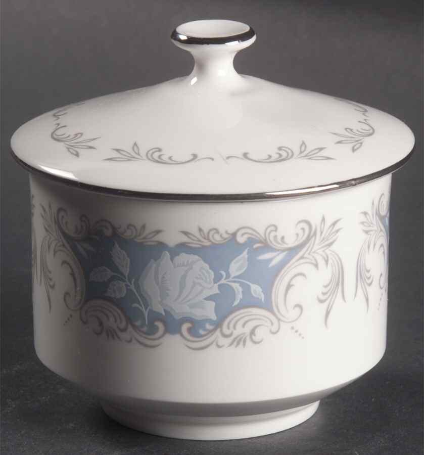 Moonlight Rose Sugar Bowl & Lid by John  Aynsley & Sons-1