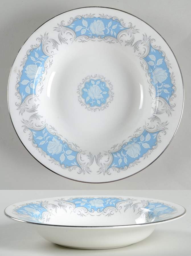 Moonlight Rose Rim Soup Bowl by John  Aynsley & Sons-1