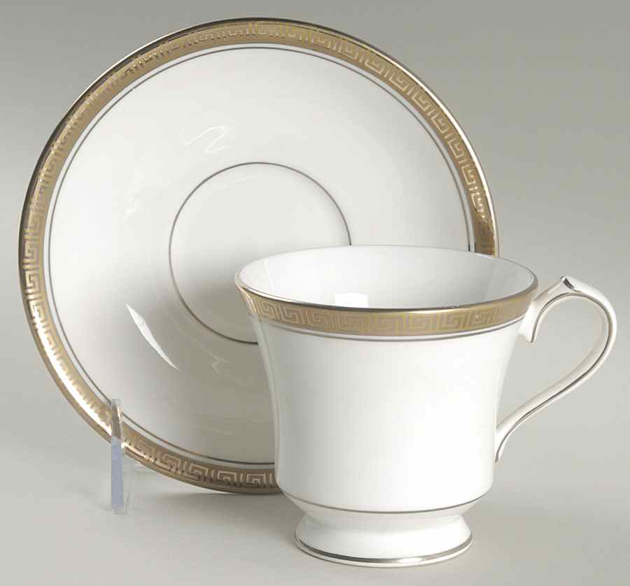 Odyssey Footed Cup & Saucer Set by John  Aynsley & Sons-1