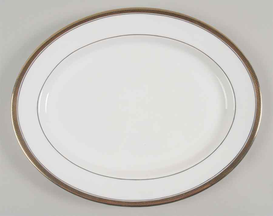 Odyssey 13" Oval Serving Platter by John  Aynsley & Sons-1