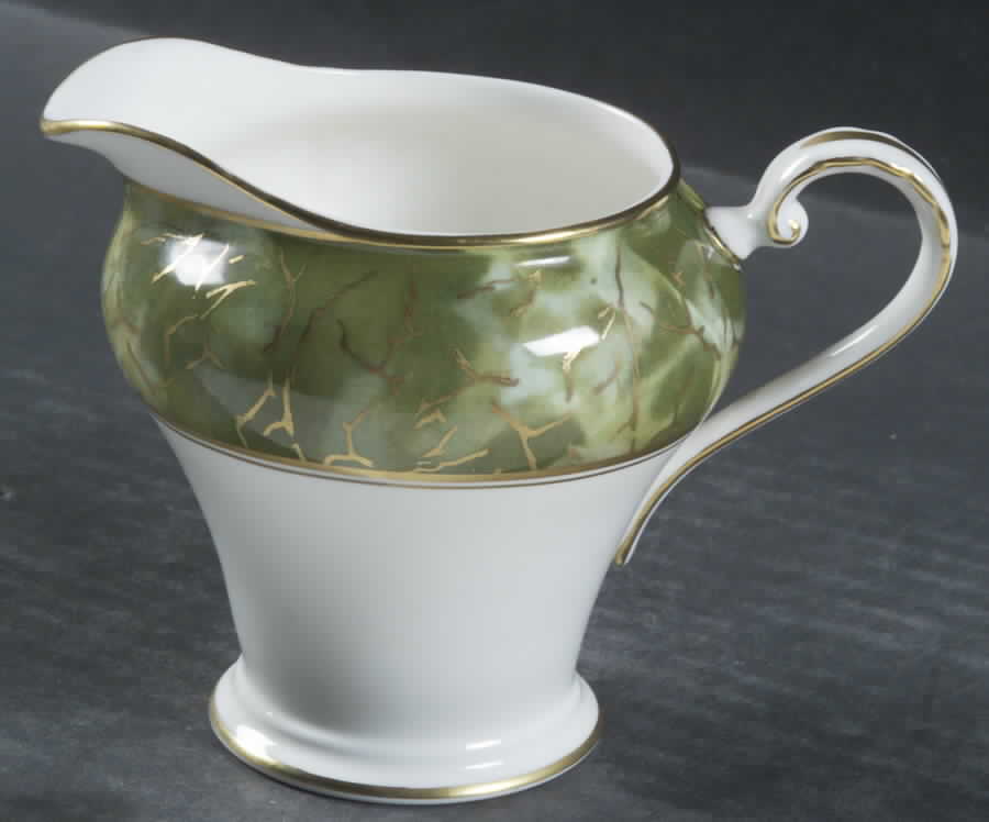 Onyx Green Creamer by John  Aynsley & Sons-1