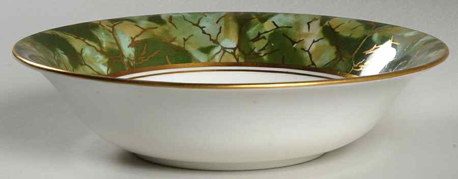 Onyx Green Coupe Cereal Bowl by John  Aynsley & Sons-1