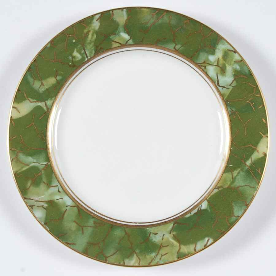 Onyx Green Bread & Butter Plate by John  Aynsley & Sons-1