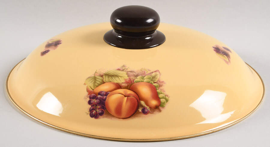 Orchard Gold 5 Quart Metal Covered Casserole, Lid Only by John  Aynsley & Sons-1