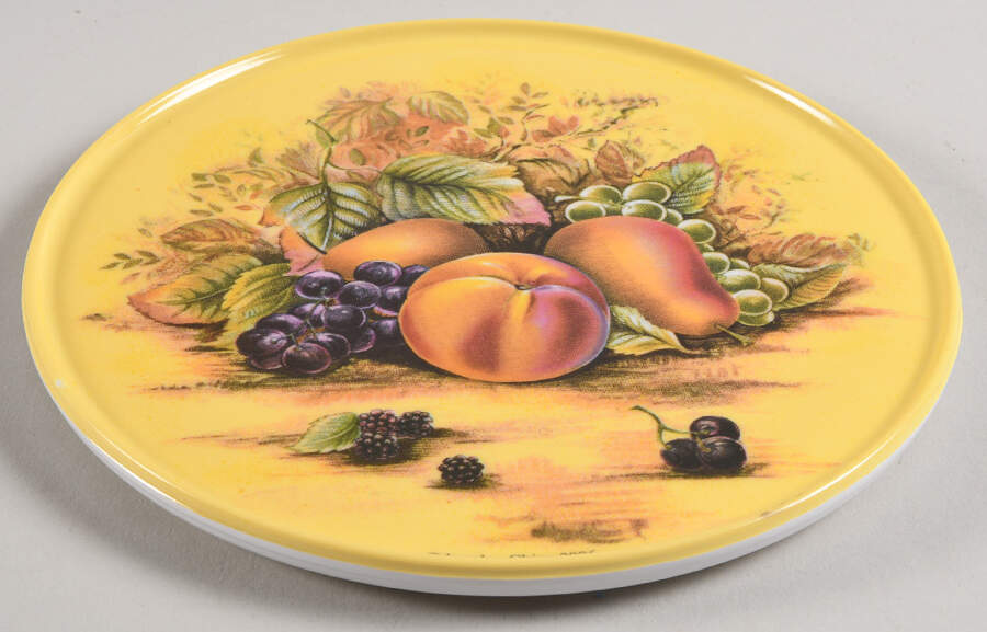 Orchard Gold Melamine/Melmac Trivet by John  Aynsley & Sons-1