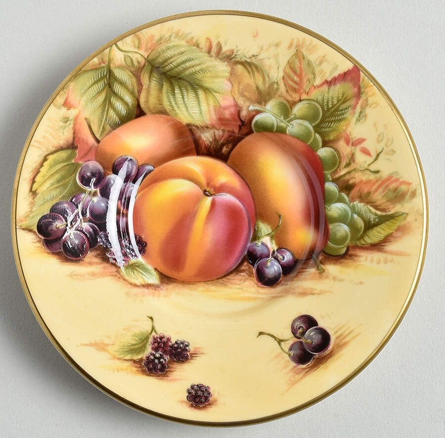 Orchard Gold Saucer for Demitasse Cup by John  Aynsley & Sons-1