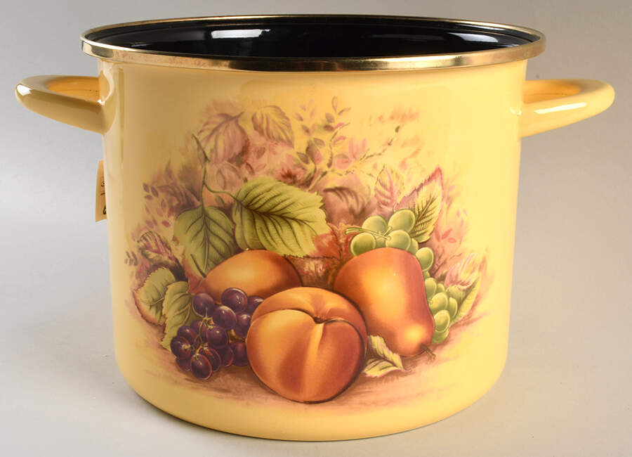 Orchard Gold 6.5 Qt Metal Stock Pot W/No Lid by John  Aynsley & Sons-1