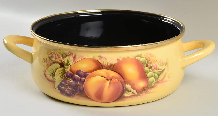 Orchard Gold 5 Qt Metal Dutch Oven No Lid by John  Aynsley & Sons-1