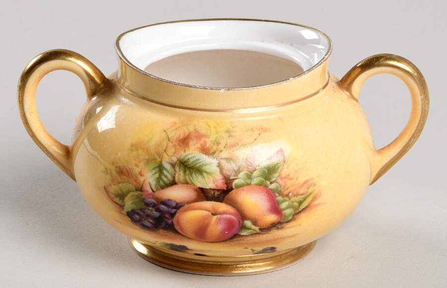 Orchard Gold Sugar Bowl No Lid by John  Aynsley & Sons-1