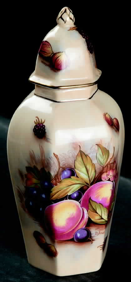 Orchard Gold Small Ginger Jar & Lid by John  Aynsley & Sons-1