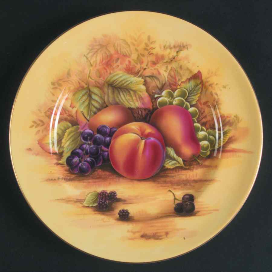 Orchard Gold Salad Plate by John  Aynsley & Sons-1