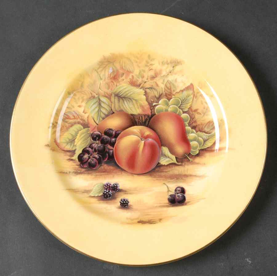 Orchard Gold Dessert/Pie Plate by John  Aynsley & Sons-1