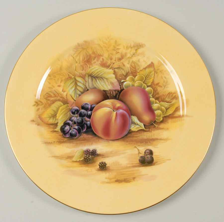 Orchard Gold Service Plate (Charger) by John  Aynsley & Sons-1