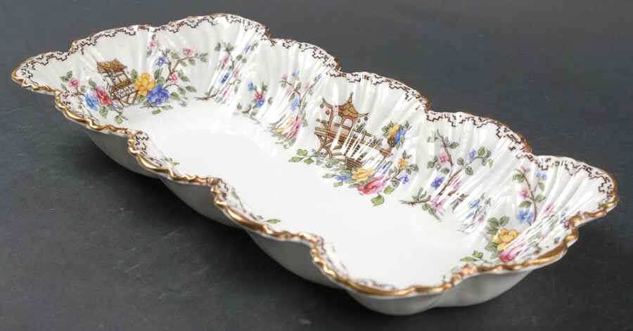 Pagoda 12" Bread Tray by John  Aynsley & Sons-1