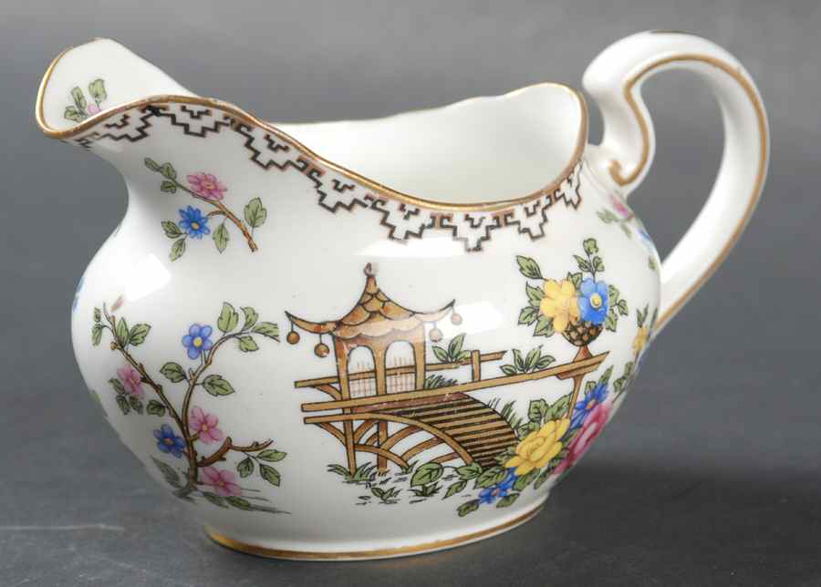 Pagoda Creamer by John  Aynsley & Sons-1