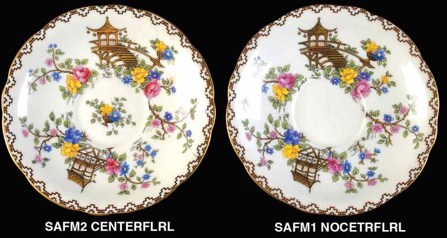 Pagoda Saucer for Footed Cup by John  Aynsley & Sons-1
