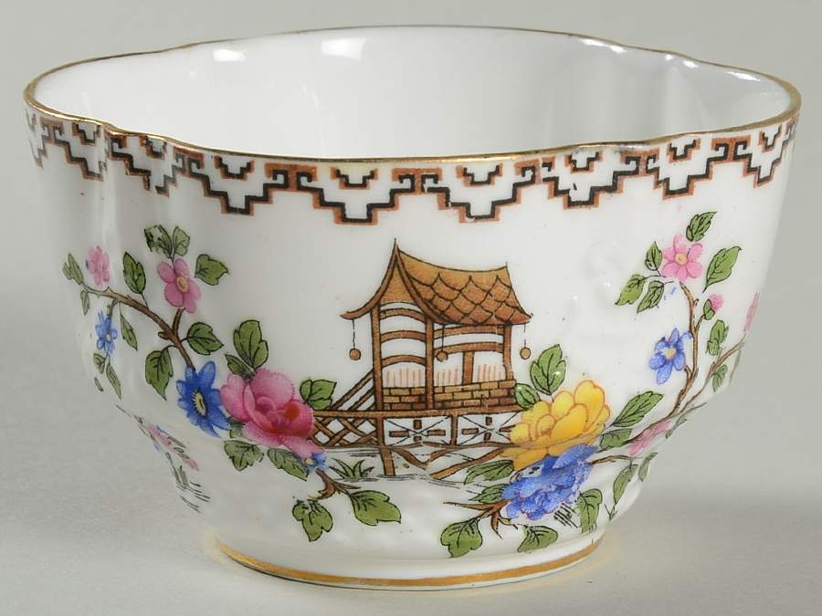 Pagoda Mini Open Sugar Bowl by John  Aynsley & Sons-1
