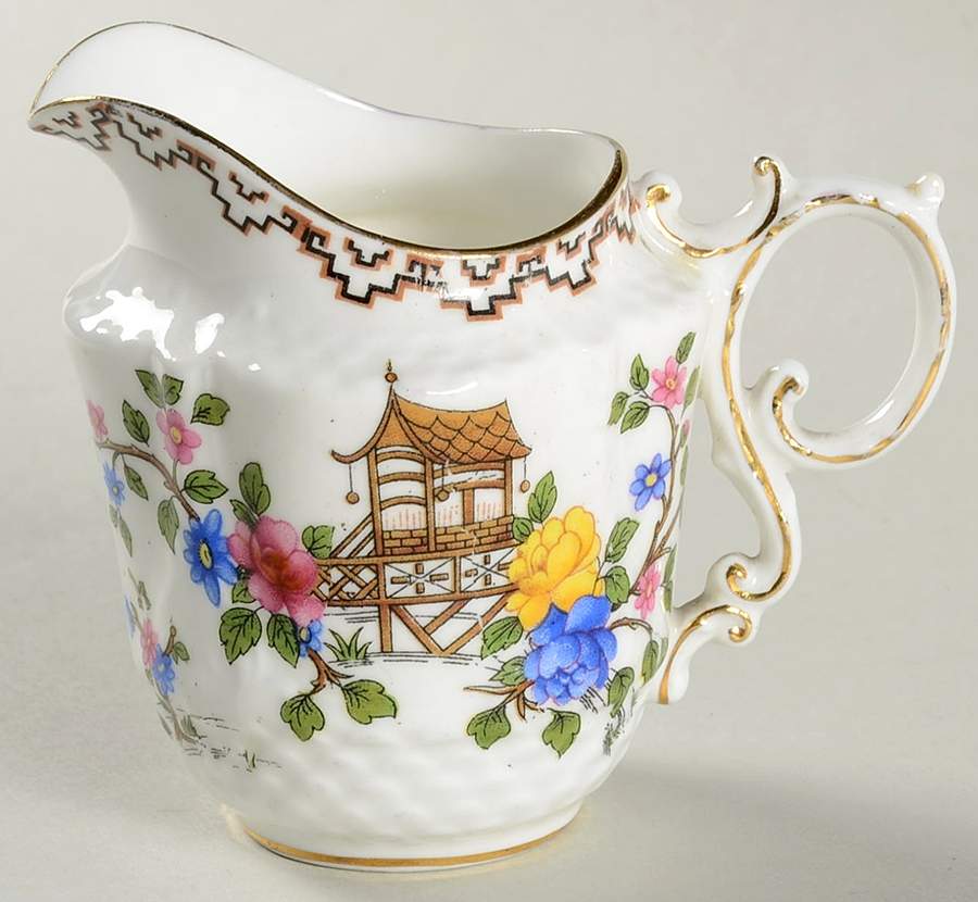 Pagoda Mini Creamer by John  Aynsley & Sons-1