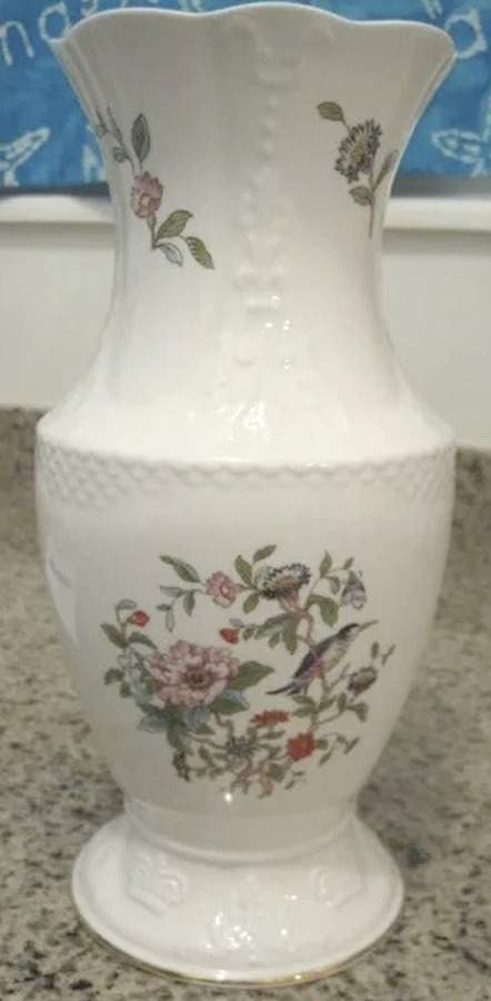 Pembroke (Gold Trim) 10" Vase by John  Aynsley & Sons-1