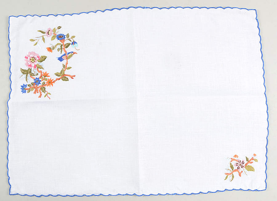 Pembroke (Gold Trim) Cloth Placemat by John  Aynsley & Sons-1
