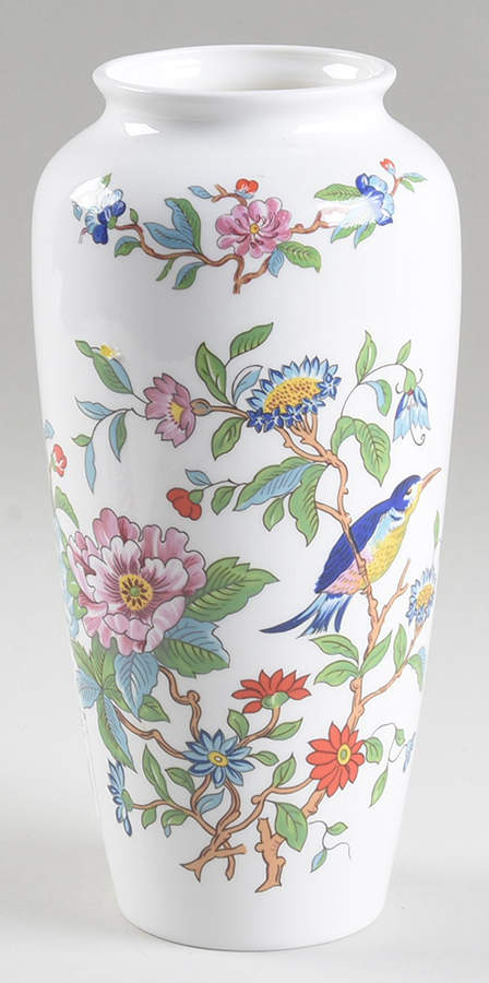Pembroke (Gold Trim) 8" Vase by John  Aynsley & Sons-1