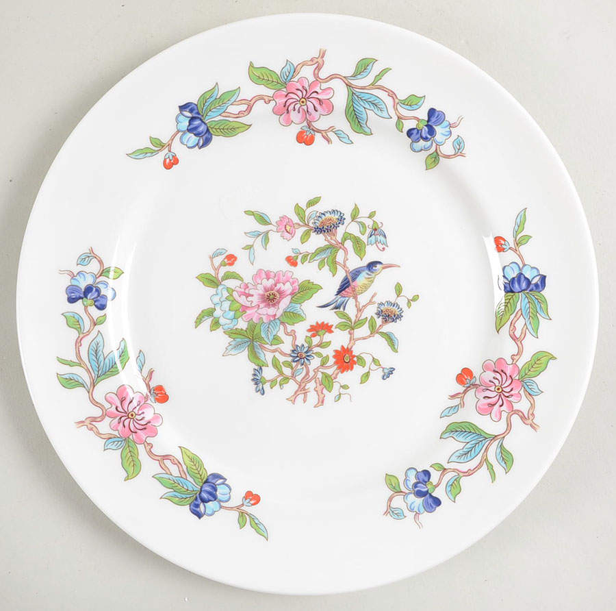Pembroke (Gold Trim) Salad Plate by John  Aynsley & Sons-1