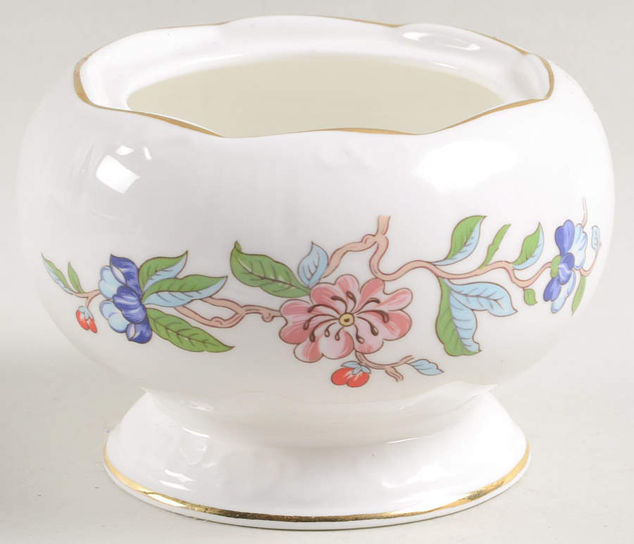 Pembroke (Gold Trim) Sugar Bowl No Lid by John  Aynsley & Sons-1