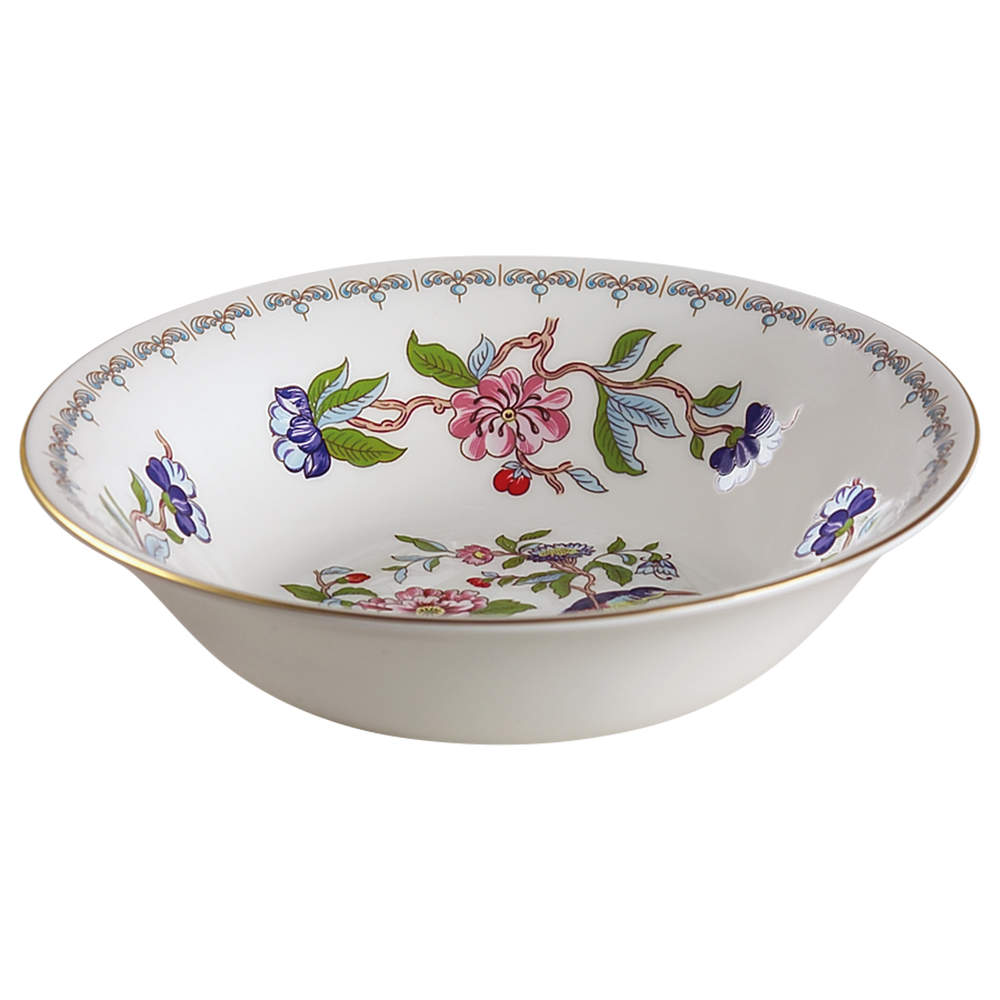 Pembroke (Gold Trim) Soup/Cereal Bowl by John  Aynsley & Sons-1