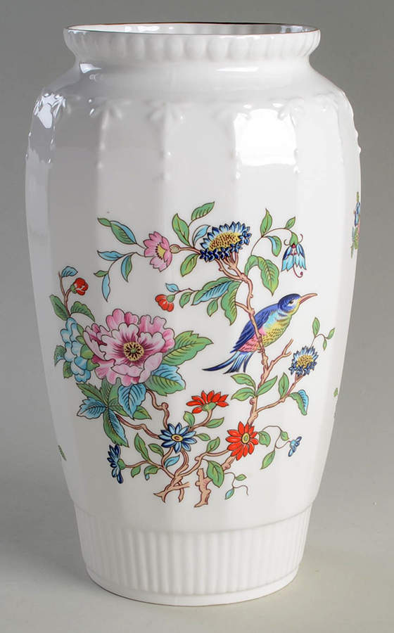 Pembroke (Gold Trim) 10" Vase by John  Aynsley & Sons-1