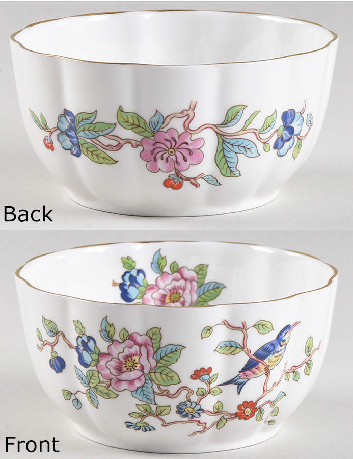 Pembroke (Gold Trim) 4" Variete Bowl by John  Aynsley & Sons-1