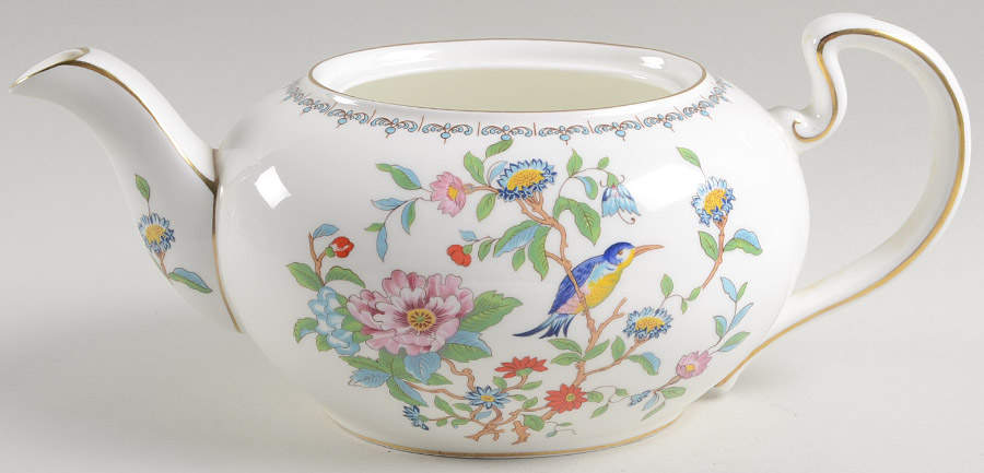 Pembroke (Gold Trim) Teapot No Lid by John  Aynsley & Sons-1