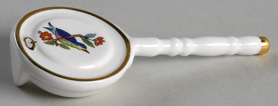 Pembroke (Gold Trim) Miniature Bed Warmer by John  Aynsley & Sons-1