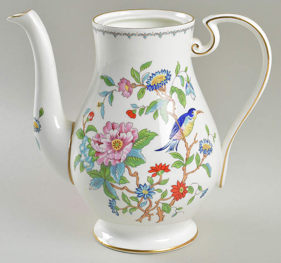 Pembroke (Gold Trim) Coffee Pot No Lid by John  Aynsley & Sons-1