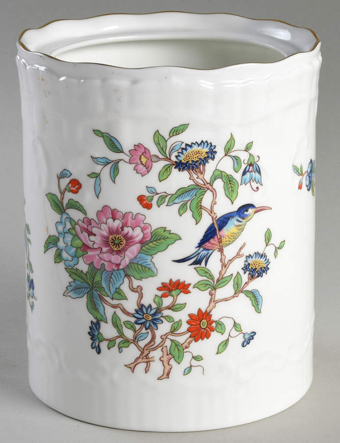 Pembroke (Gold Trim) Biscuit Barrel No Lid by John  Aynsley & Sons-1
