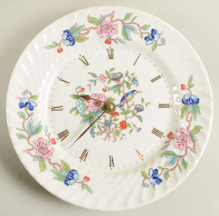 Pembroke (Gold Trim) Clock Plate by John  Aynsley & Sons-1