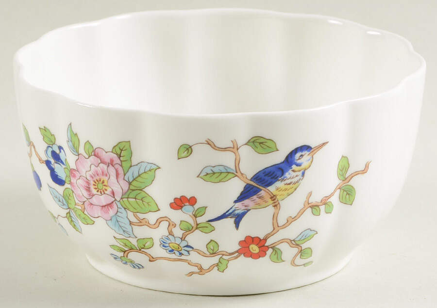 Pembroke (Gold Trim) Open Sugar Bowl by John  Aynsley & Sons-1
