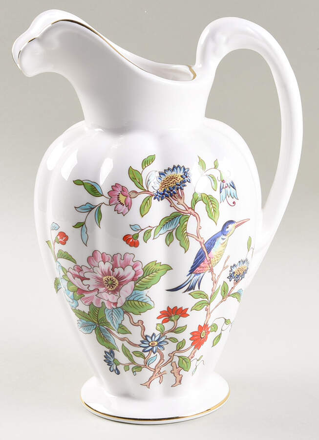 Pembroke (Gold Trim) 40 Oz Pitcher by John  Aynsley & Sons-1